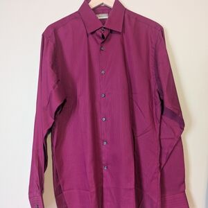 Van Heusen Red Dress Shirt Classic Design